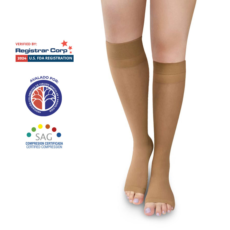 Media Rodilla Dedos Libres 20-30mmHg - Image 2