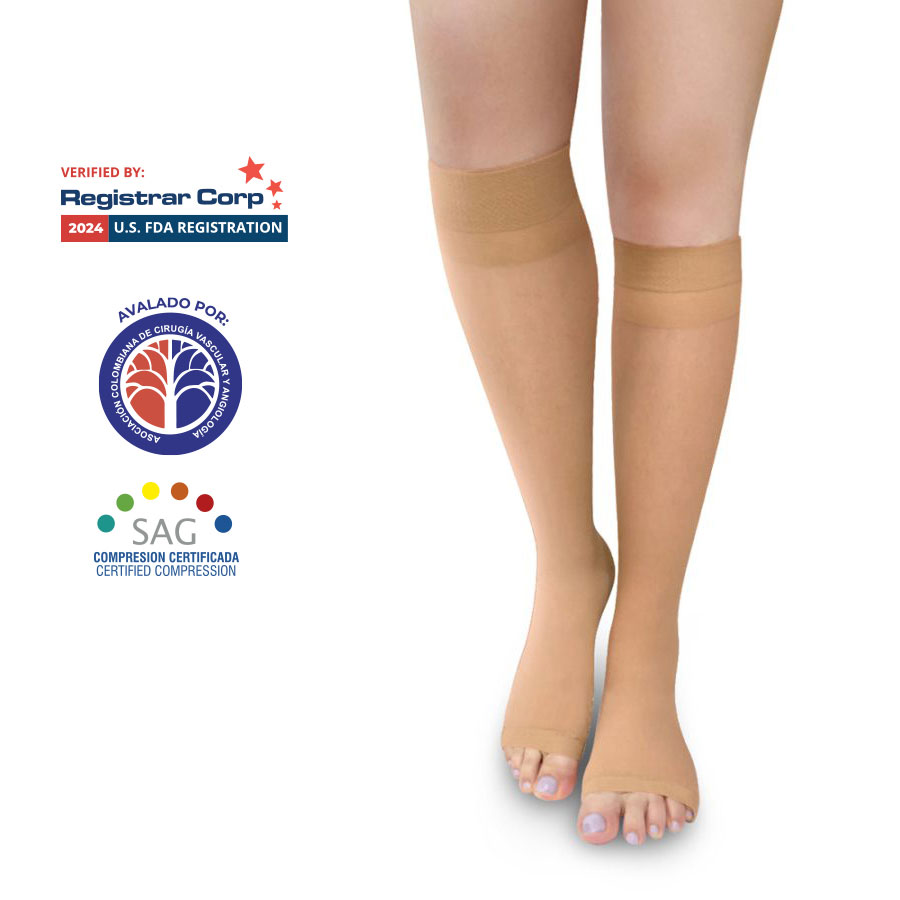 Media Rodilla Dedos Libres 20-30mmHg - Image 3