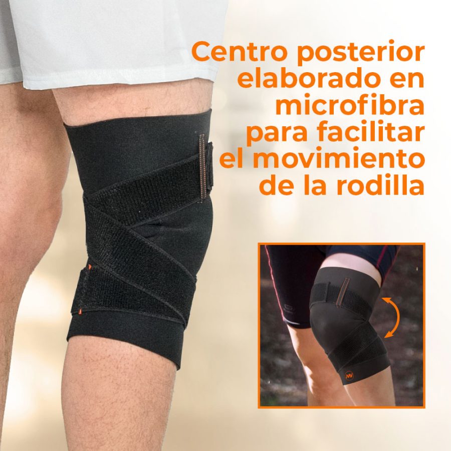Rodillera Cerrada con Bandas en Espiral e Hilado de Cobre - Image 3