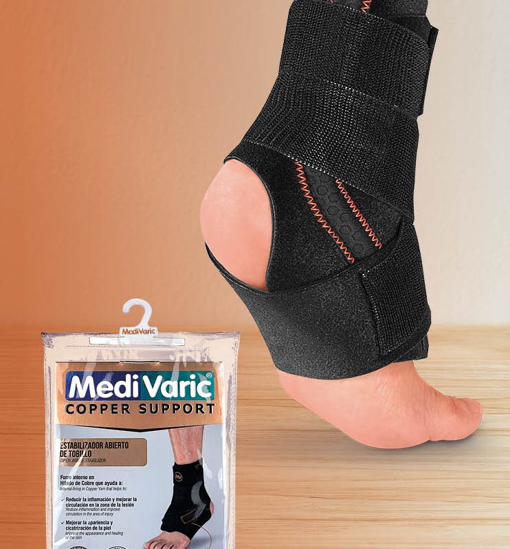 Estabilizador de Tobillo con Hilado de Cobre