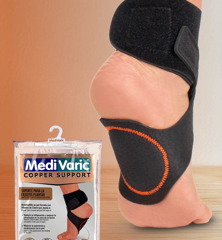 Soporte para la Fascitis Plantar con Hilado de Cobre